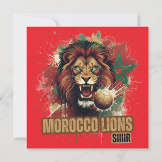 Original Moroccan football Holiday Card