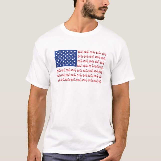original-Motorcycle-Flag- T-Shirt (Front)
