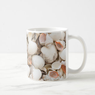 Original nature pattern Seashell style background Coffee Mug