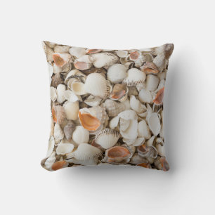 Original nature pattern Seashell style background Cushion