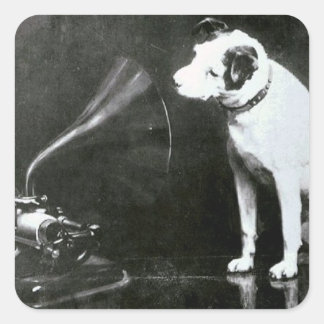 Original Nipper Square Sticker