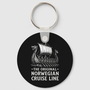 Original Norwegian Cruise Line Viking Humor Funny Key Ring