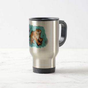 Original painting Chinese Tiger Year Birthday TM Travel Mug
