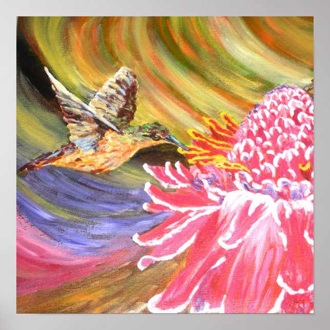 Original Painting- "Ho Hum" Poster (Front)