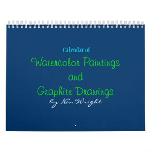 Original Paintings and Drawings Calendar