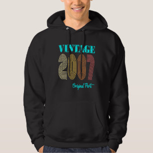 Original Parts of Men and Women Vintage 2007 Hoodie