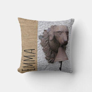 Original personalised Square Pillow Dog Year 2018