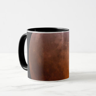 Original photograph of a partial lunar eclipse mug
