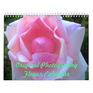 Original Photography Flower Calendar