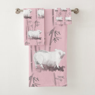 Original Pig Bamboos 2 Choose colour Bath Towels