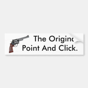 ORIGINAL POINT AND CLICK BUMPER STICKER