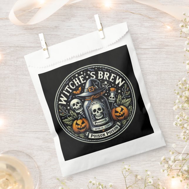 Original Poison – Gothic Witches Brew Favour Bag (Clipped)