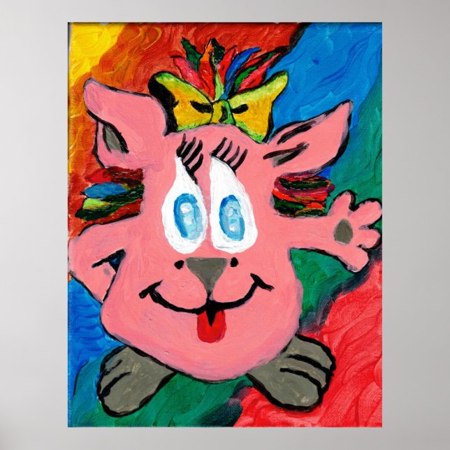 Original Rainbow Character Poster  (Semi-Gloss) (Front)