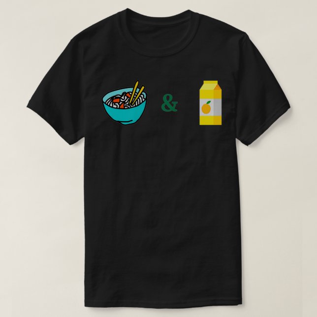 Original Ramen & OJ  T-Shirt (Design Front)