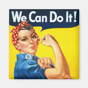 Original Rosie The Riveter Magnet