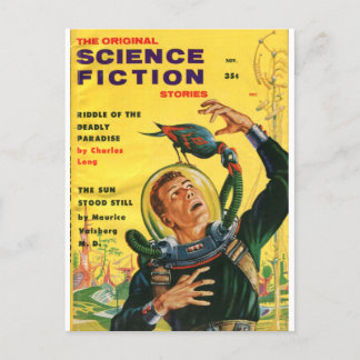 original science fiction postcard