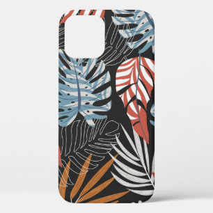 Original seamless pattern with bright plants and l iPhone 12 case