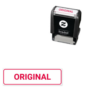 ORIGINAL Self Inking Rubber Stamp