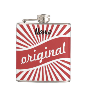 Original Sign Logo Thunder_Cove Hip Flask