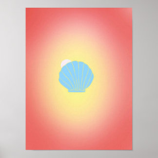 Original Simple Art Shell Prints