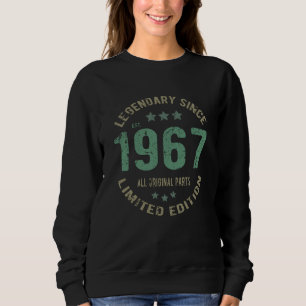 Original Since 1967 Vintage Legend Birthday Gift Sweatshirt