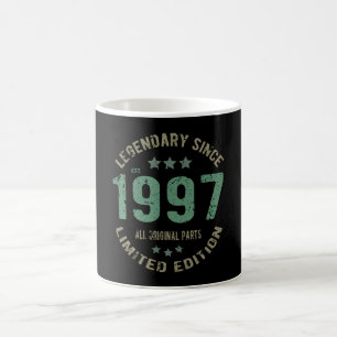 Original Since 1997 Vintage Legend Birthday Gift Coffee Mug