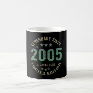 Original Since 2005 Vintage Legend Birthday Gift Coffee Mug