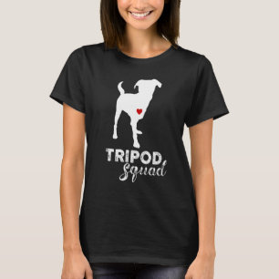 Original Sock Dogs Unisex Adults Tripod Squad Left T-Shirt
