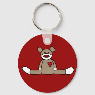 Original Sock Monkey Tshirts and Gifts Key Ring