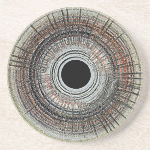 Original spin art coaster