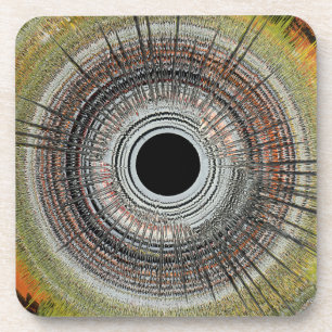 Original spin art coaster