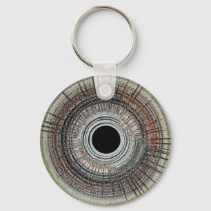 Original spin art key ring