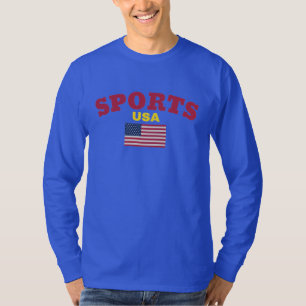 Original SPORTS USA Flag true Classic Fashion T-Shirt