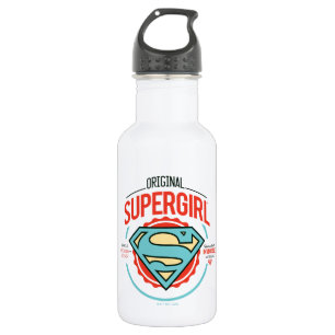 Original Supergirl Vintage Logo Badge 532 Ml Water Bottle