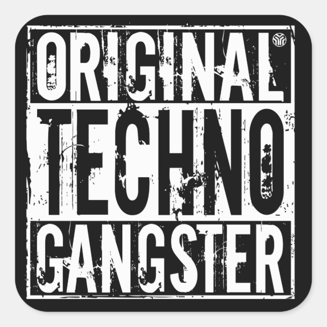 Original Techno Gangster - Sticker (Front)