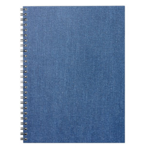 Original textile fabric blue fashion jean denim notebook