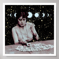 Original 'The Cards' Fine Art Poster Pint