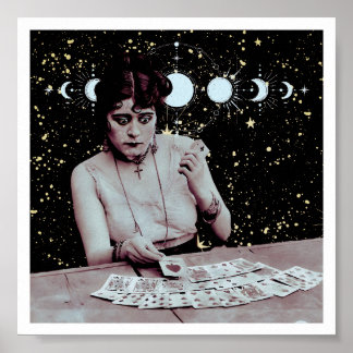 Original 'The Cards' Fine Art Poster Pint