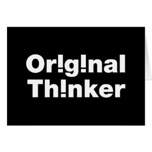 Original Thinker Greeting Cards