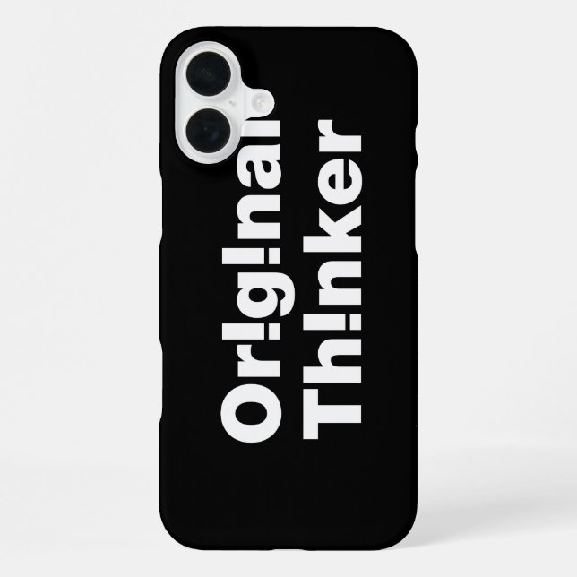 Original Thinker iPhone Case (Back)
