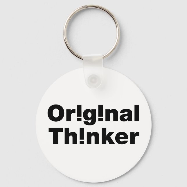 Original Thinker Key Ring (Front)