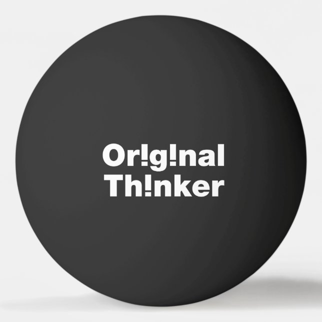 Original Thinker Ping Pong Ball (Front)