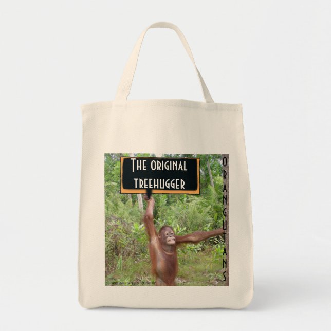 Original TreehuggerOrangutan Tote Bag (Front)