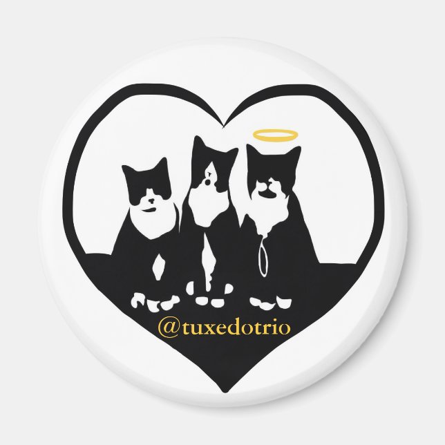 Original TuxedoTrio Magnet (Front)