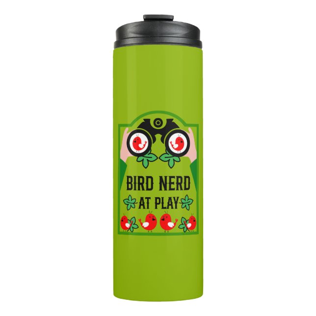 Original Unique Birdwatcher Thermal Tumbler (Front)