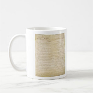 ORIGINAL United States Constitution Page 1 Coffee Mug
