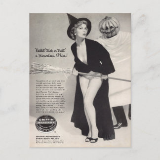 Original vintage halloween (Griffin ads) Postcard