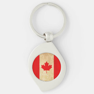 Original Vintage Patriotic National Flag of CANADA Key Ring