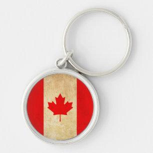 Original Vintage Patriotic National Flag of CANADA Key Ring