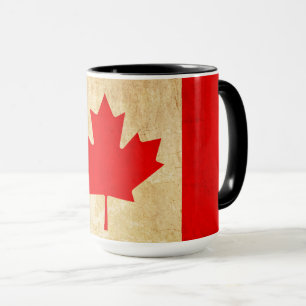 Original Vintage Patriotic National Flag of CANADA Mug